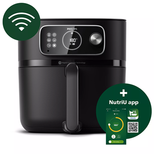 Gruzdintuvė Philips 7000 XXL Airfryer Combi Connected, 8,3 L, 2200 W, black HD9875/90