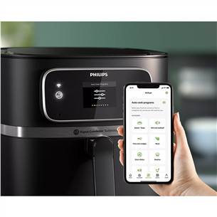 Philips 7000 XXL Airfryer Combi Connected, 8,3 L, 2200 W, juoda - Karšto oro gruzdintuvė