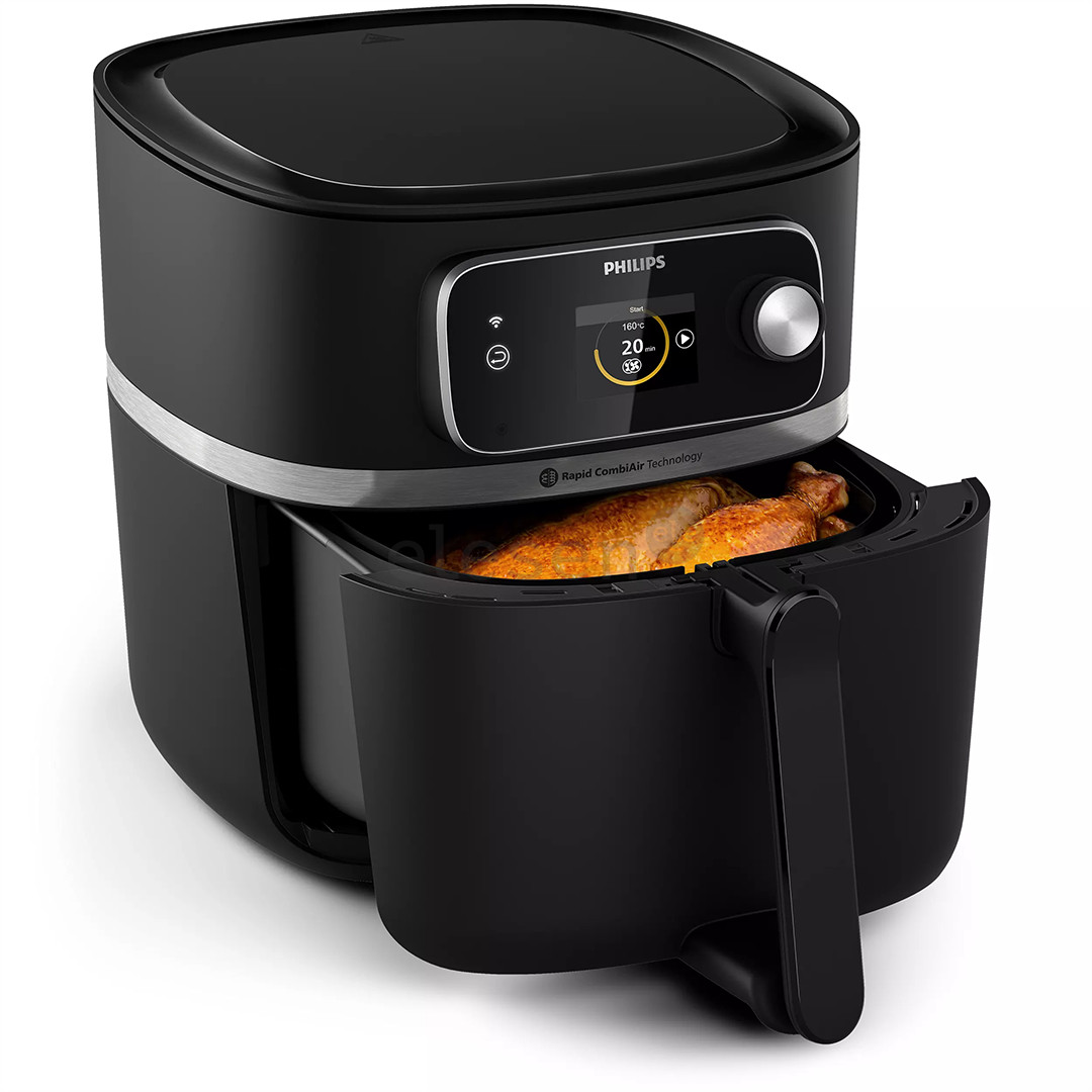 Philips 7000 XXL Airfryer Combi Connected, 8,3 L, 2200 W, juoda - Karšto oro gruzdintuvė