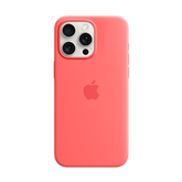 Apple Silicone Case with Magsafe, iPhone 15 Pro Max, guava - Case Item - MT1V3ZM/A