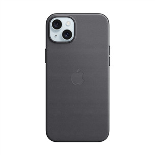 Dėklas Apple FineWoven Case with MagSafe, iPhone 15 Plus, black Prekė - MT423ZM/A MT423ZM/A