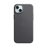 Apple FineWoven Case with MagSafe, iPhone 15 Plus, black - Case Item - MT423ZM/A