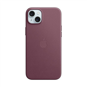 Dėklas Apple FineWoven Case with MagSafe, iPhone 15 Plus, mulberry Prekė - MT4A3ZM/A MT4A3ZM/A