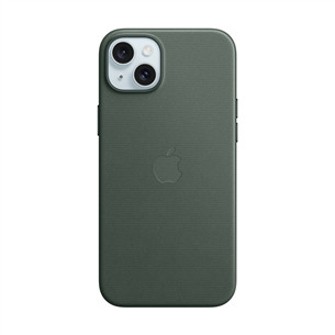 Dėklas Apple FineWoven Case with MagSafe, iPhone 15 Plus, evergreen Prekė - MT4F3ZM/A MT4F3ZM/A