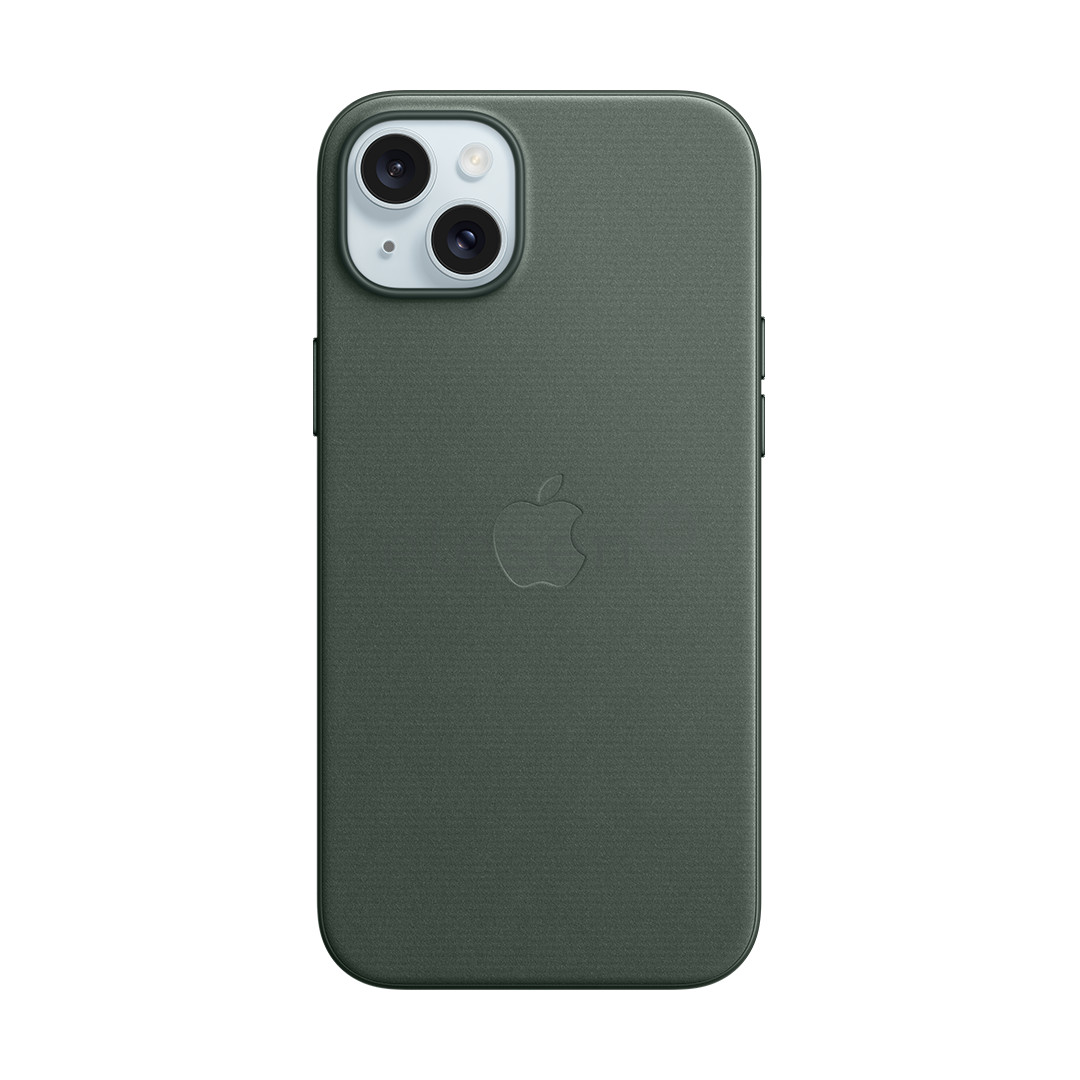 Dėklas Apple FineWoven Case with MagSafe, iPhone 15 Plus, evergreen Prekė - MT4F3ZM/A