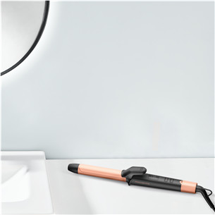 Rowenta Express Shine, Papaya Version, 25 mm, pink - Plaukų garbanojimo žnyplės Prekė - CF2810F0