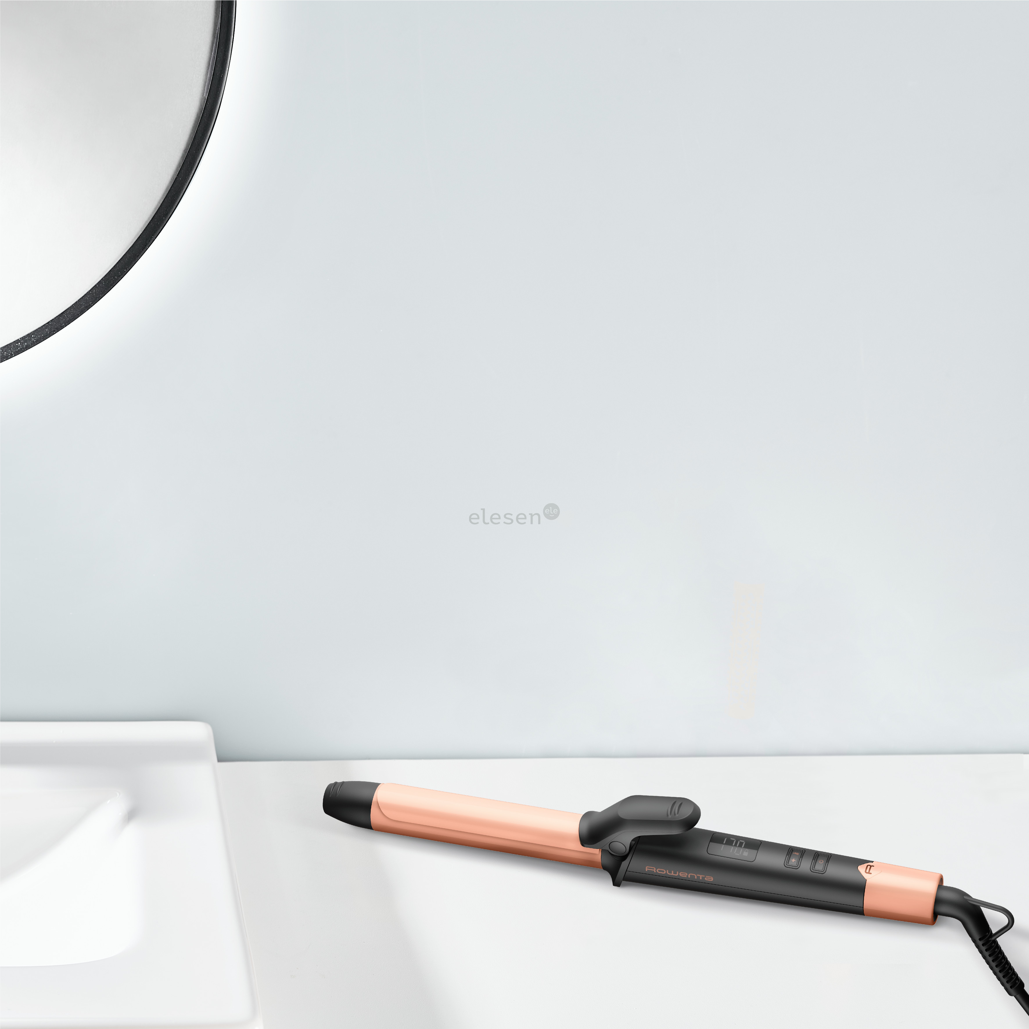 Rowenta Express Shine, Papaya Version, 25 mm, pink - Plaukų garbanojimo žnyplės Prekė - CF2810F0