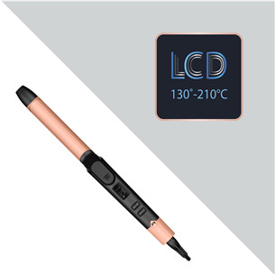 Rowenta Express Shine, Papaya Version, 25 mm, pink - Plaukų garbanojimo žnyplės Prekė - CF2810F0