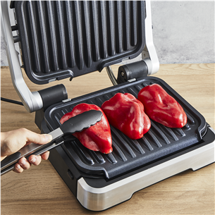 Elektrinis grilis Tefal OptiGrill 2in1, inox Prekė - GC772D30
