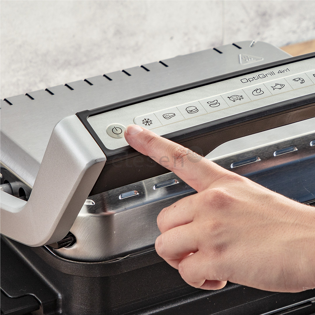 Tefal OptiGrill 4 в 1, нерж. сталь - Электрический гриль Товар - GC774D30