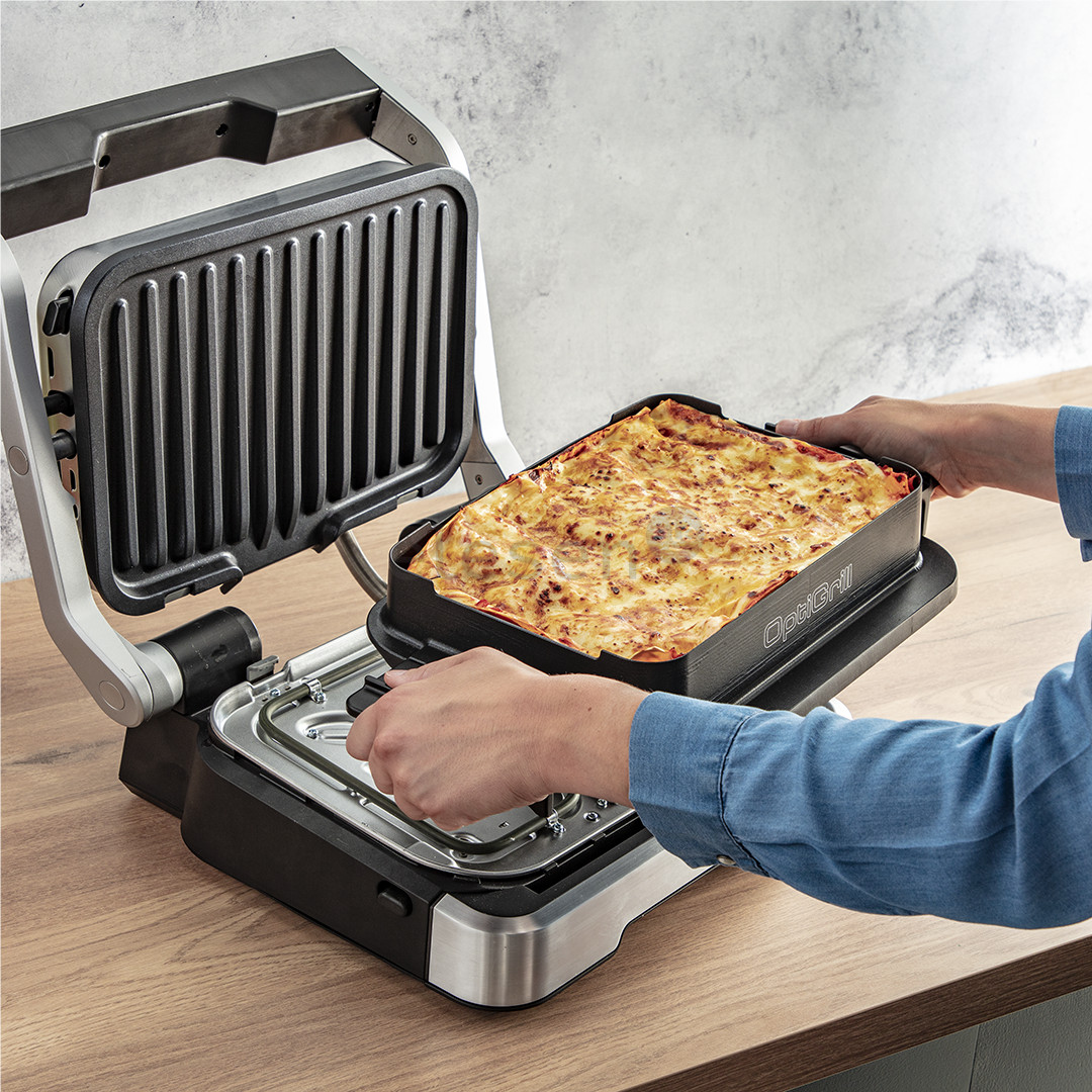 Tefal OptiGrill 4 в 1, нерж. сталь - Электрический гриль Товар - GC774D30