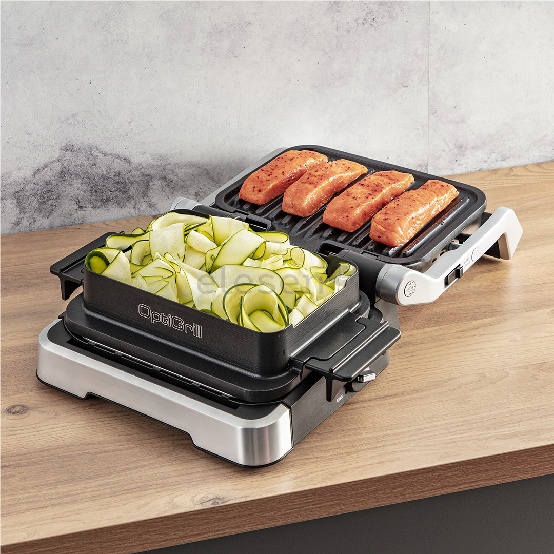 Tefal OptiGrill 4 в 1, нерж. сталь - Электрический гриль Товар - GC774D30