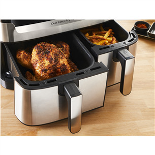 Tefal Dual Easy Fry & Grill Air Fryer, 8,3 l, nerūdijantis plienas - Karšto oro gruzdintuvė
