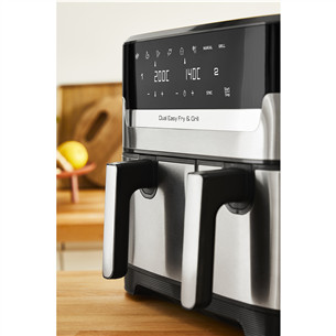 Tefal Dual Easy Fry & Grill Air Fryer, 8,3 l, nerūdijantis plienas - Karšto oro gruzdintuvė