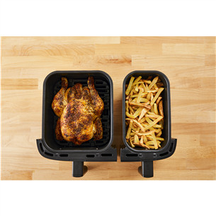 Tefal Dual Easy Fry & Grill Air Fryer, 8,3 l, nerūdijantis plienas - Karšto oro gruzdintuvė