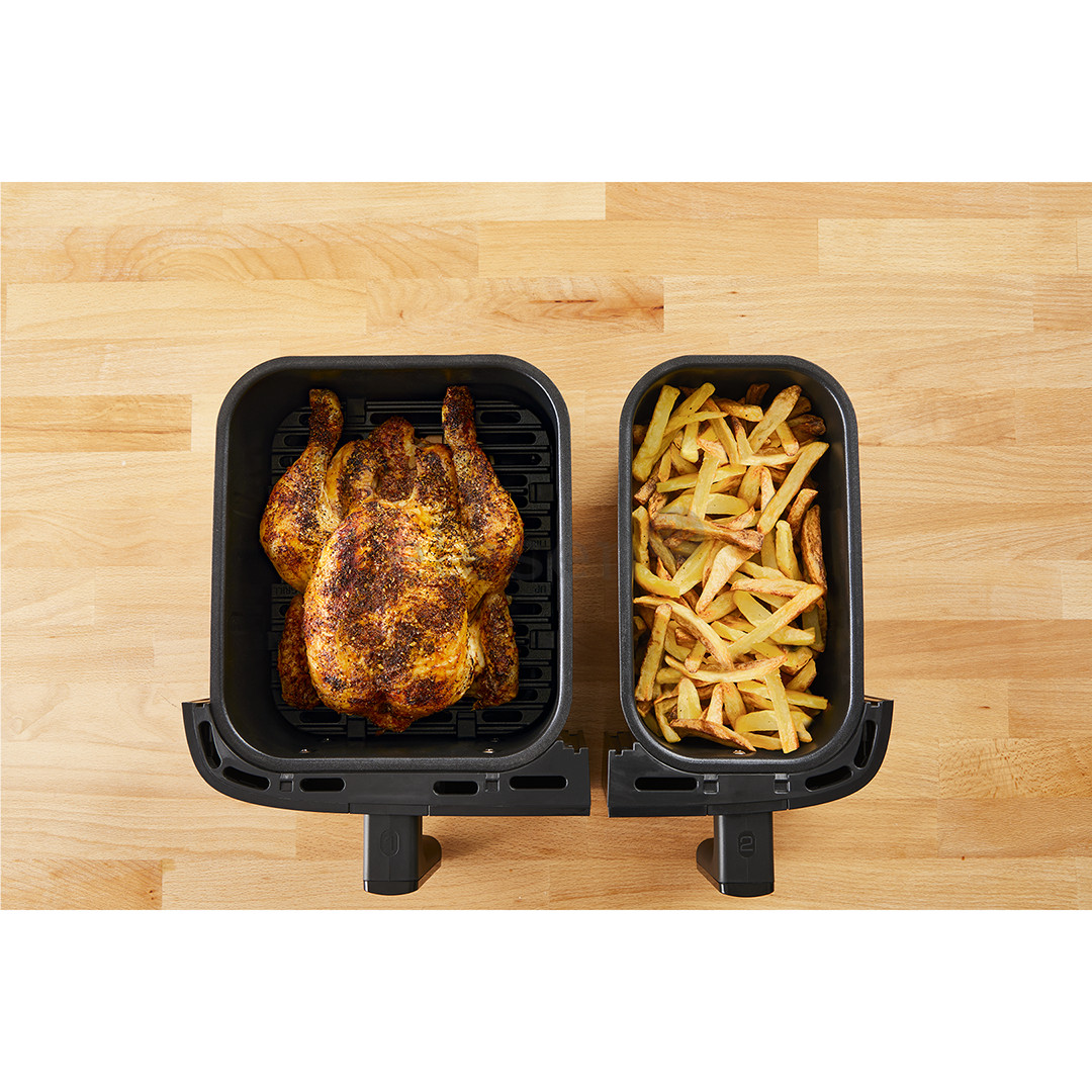 Tefal Dual Easy Fry & Grill Air Fryer, 8,3 l, nerūdijantis plienas - Karšto oro gruzdintuvė
