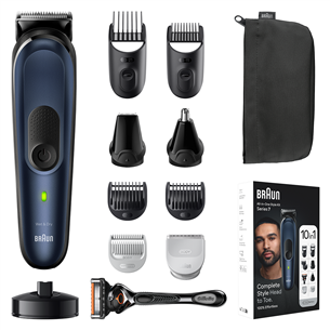 Skustuvas Braun Series 7, 10-in-one, Wet & Dry, blue Prekė - MGK7410 MGK7410