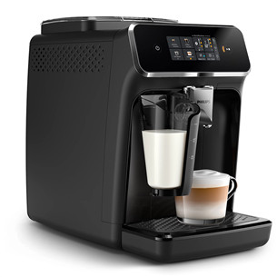 Kavos aparatas Philips LatteGo Series 2300, glossy black