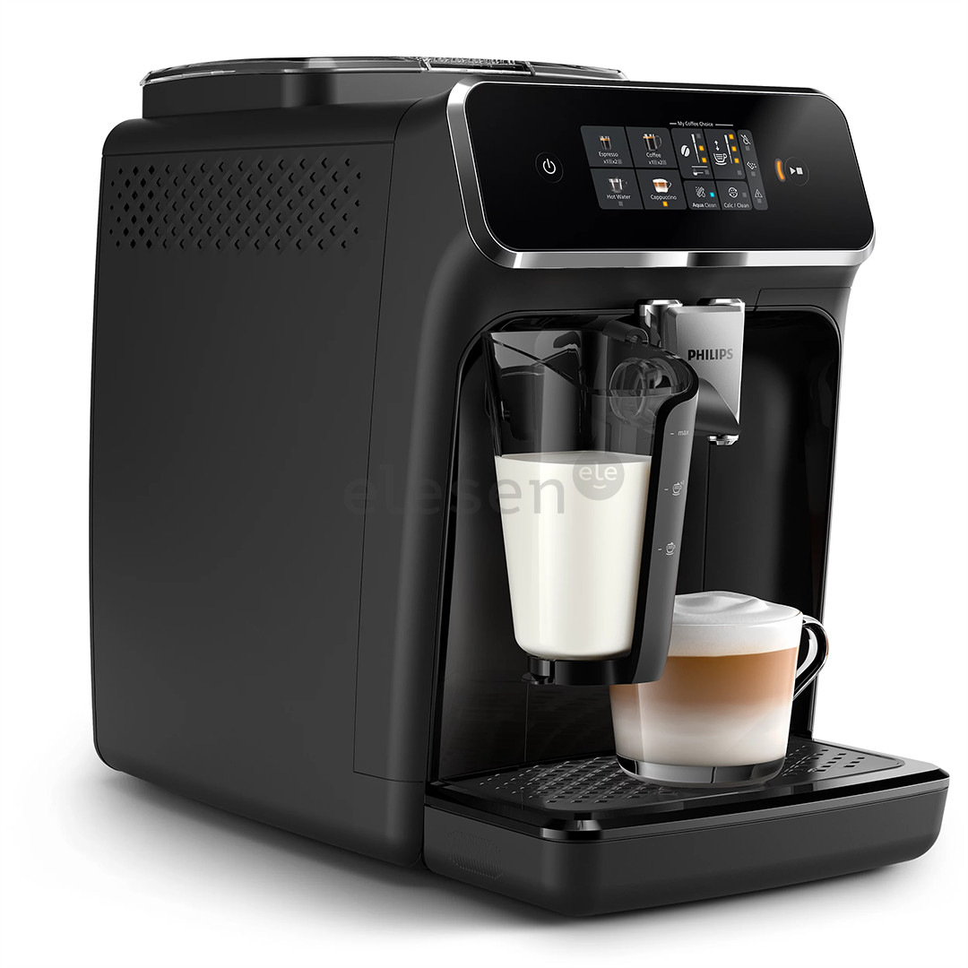 Kavos aparatas Philips LatteGo Series 2300, glossy black