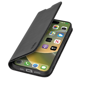 SBS Book Wallet Lite Case, iPhone 15 Plus, black - Wallet Cover Item - TEBKLITEIP1567K TEBKLITEIP1567K