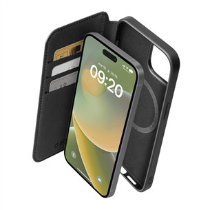 SBS Wallet Mag Case, iPhone 15 Plus, черный - Чехол для смартфона Товар - TEBKMAGSFIP1567K TEBKMAGSFIP1567K