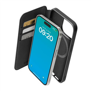SBS Wallet Mag Case, iPhone 15 Pro, черный - Чехол для смартфона Товар - TEBKMAGSFIP1561PK TEBKMAGSFIP1561PK