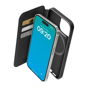 Dėklas SBS Wallet Mag Case, iPhone 15 Pro, black Prekė - TEBKMAGSFIP1561PK TEBKMAGSFIP1561PK
