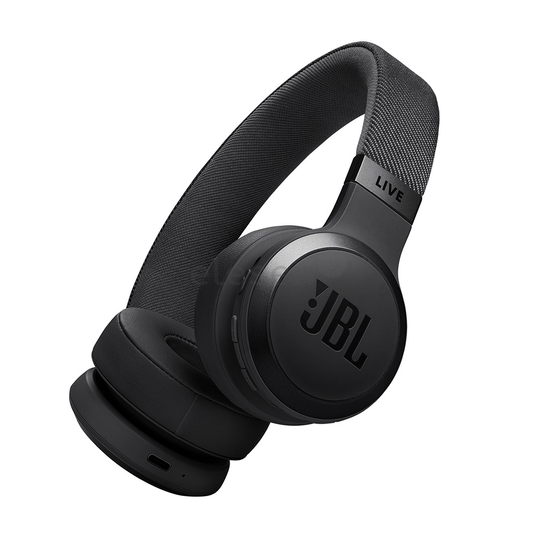 JBL Live 670NC, адаптивное шумоподавление, черный - Накладные беспроводные наушники