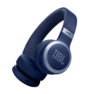 JBL Live 670NC, adaptive noise-cancelling, blue - Wireless on-ear headphones Item - JBLLIVE670NCBLU JBLLIVE670NCBLU