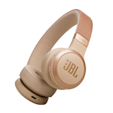 Ausinės JBL Live 670NC, adaptive noise-cancelling, sand, belaidės Prekė - JBLLIVE670NCSAT
