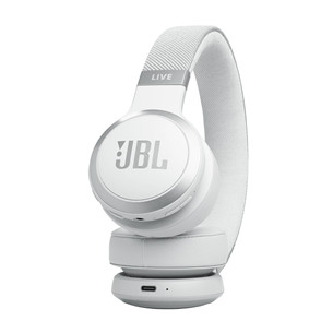 JBL Live 670NC, prisitaikantis triukšmo slopinimas, baltos - Belaidės ausinės
