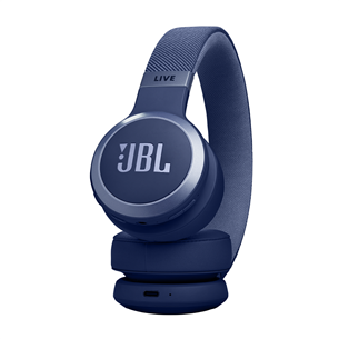 Belaidės ausinės JBL Live 670NC, adaptive noise-cancelling, blue Prekė - JBLLIVE670NCBLU