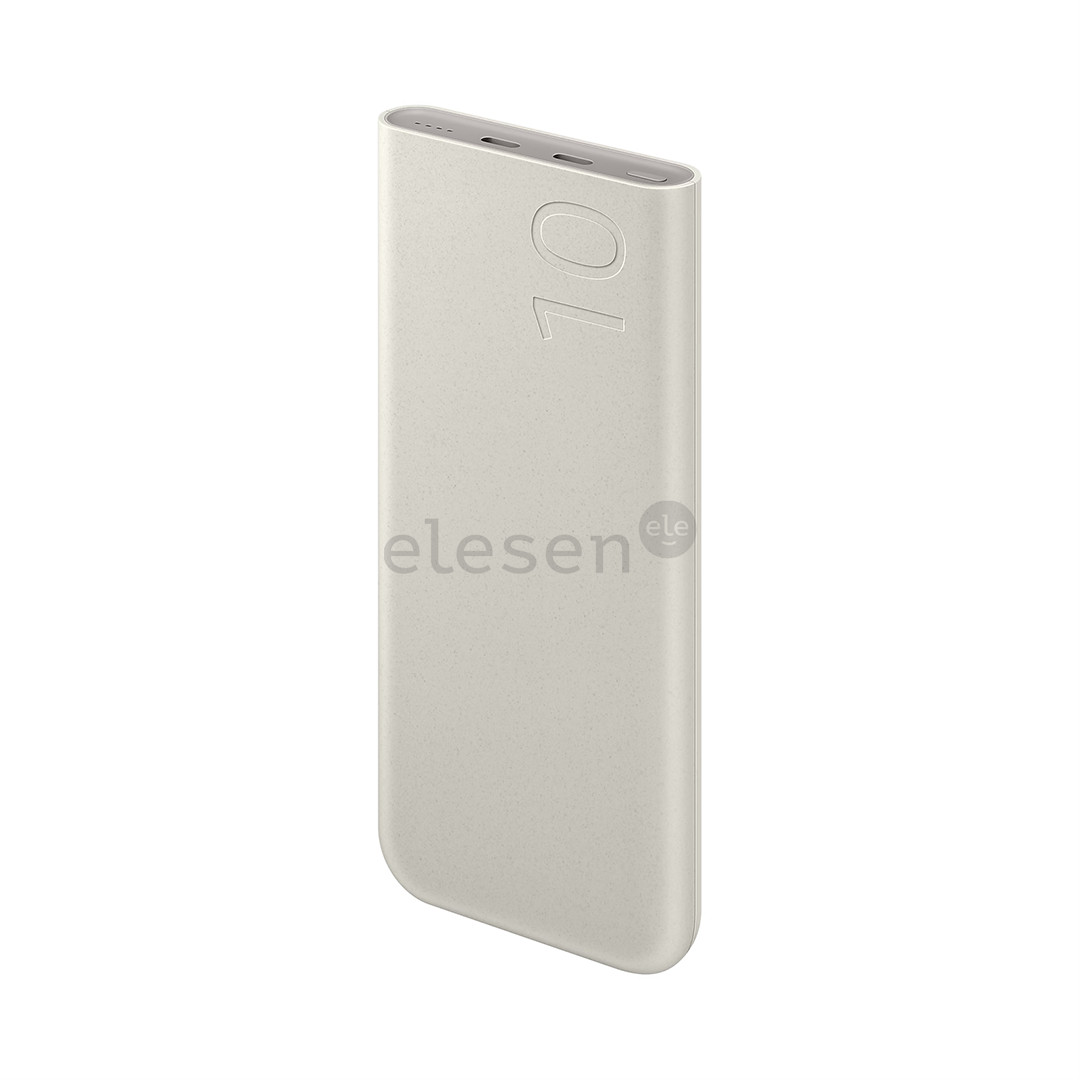 Išorinė baterija Samsung Battery Pack, 10 000 mAh, 25 W, 2x USB-C, beige Prekė - EB-P3400XUEGEU