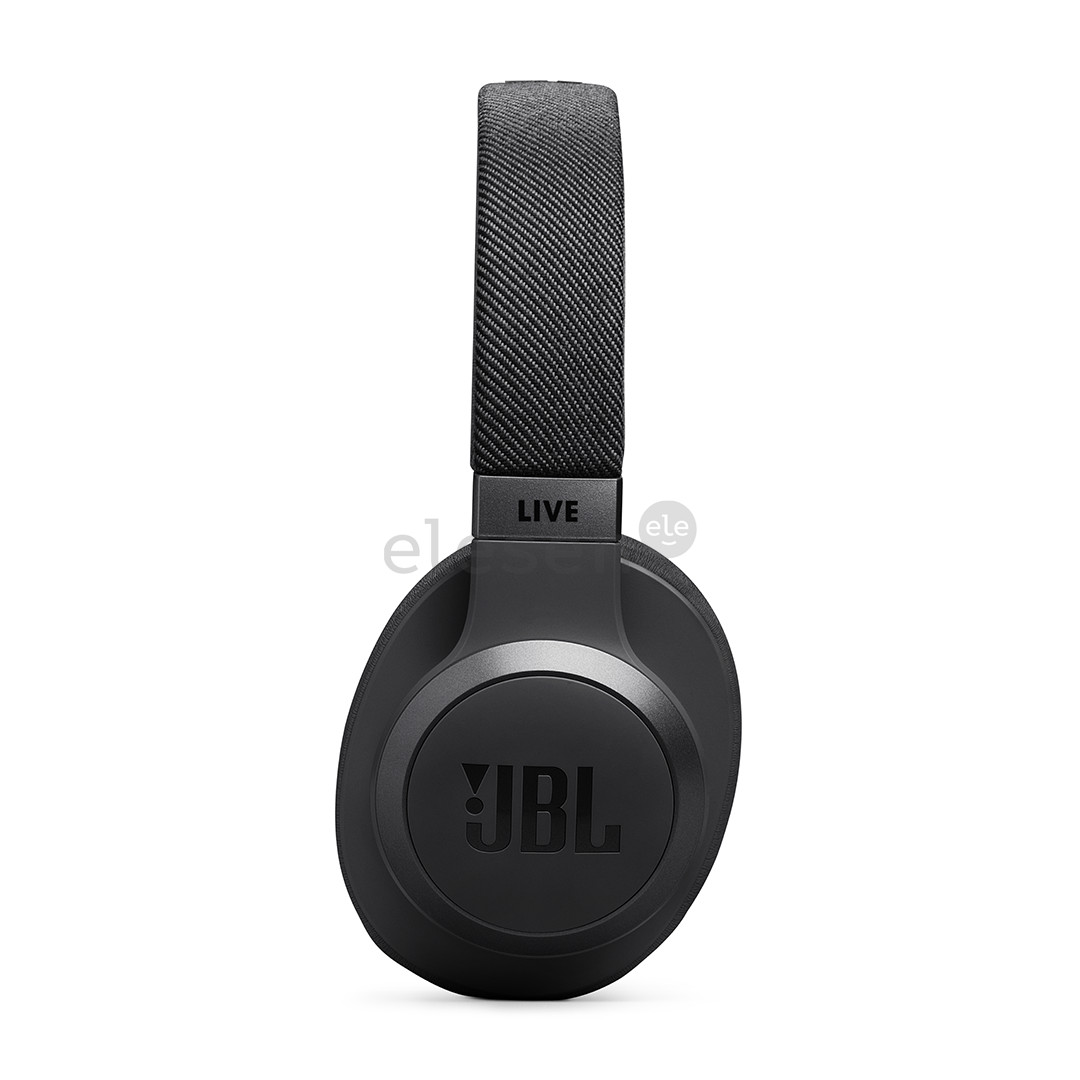 JBL Live 770NC, адаптивное шумоподавление, черный - Полноразмерные беспроводные наушники