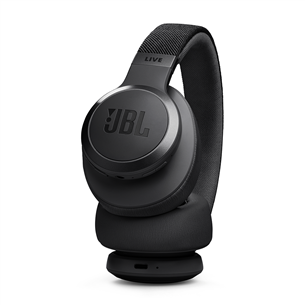 Belaidės ausinės JBL Live 770NC, adaptive noise-cancelling, black Prekė - JBLLIVE770NCBLK