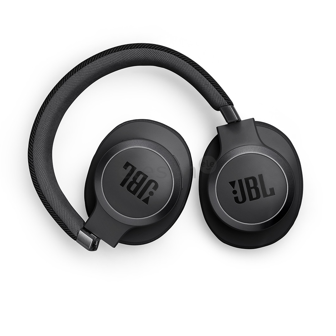 JBL Live 770NC, адаптивное шумоподавление, черный - Полноразмерные беспроводные наушники