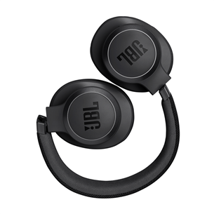 Belaidės ausinės JBL Live 770NC, adaptive noise-cancelling, black Prekė - JBLLIVE770NCBLK