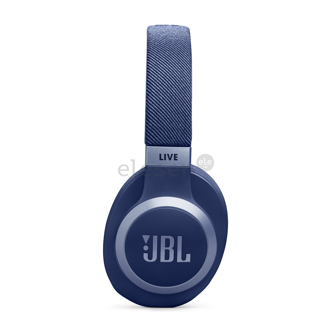 JBL Live 770NC, адаптивное шумоподавление, синий - Полноразмерные беспроводные наушники