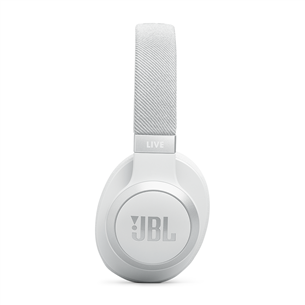 JBL Live 770NC, adaptive noise-cancelling, white - Ausinės, belaidės Prekė - JBLLIVE770NCWHT