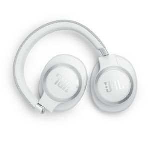 JBL Live 770NC, adaptive noise-cancelling, white - Ausinės, belaidės Prekė - JBLLIVE770NCWHT