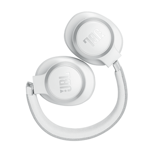 JBL Live 770NC, adaptive noise-cancelling, white - Ausinės, belaidės Prekė - JBLLIVE770NCWHT