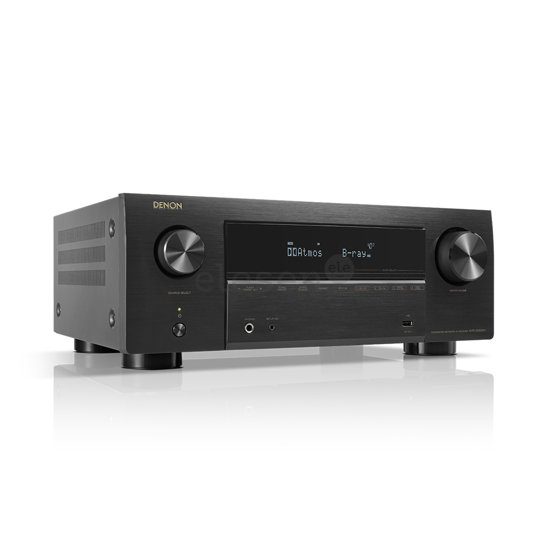 Namų kino stiprintuvas Denon AVR-X2800H, 7.2-channels, 8K, HEOS