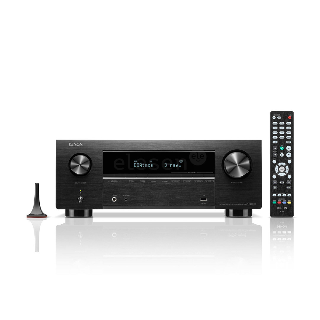 Namų kino stiprintuvas Denon AVR-X2800H, 7.2-channels, 8K, HEOS
