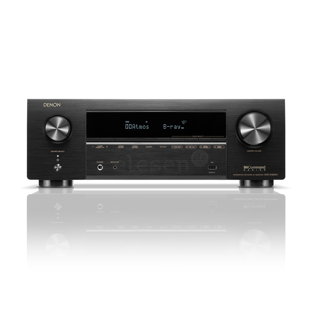 Denon AVR-X1800H, 7.2, черный - Ресивер