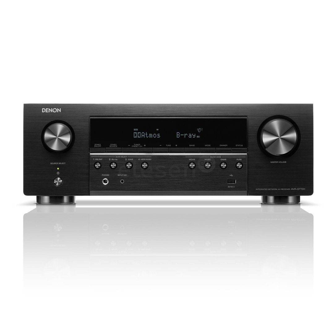 Denon AVR-S770H, 7.2, черный - Ресивер