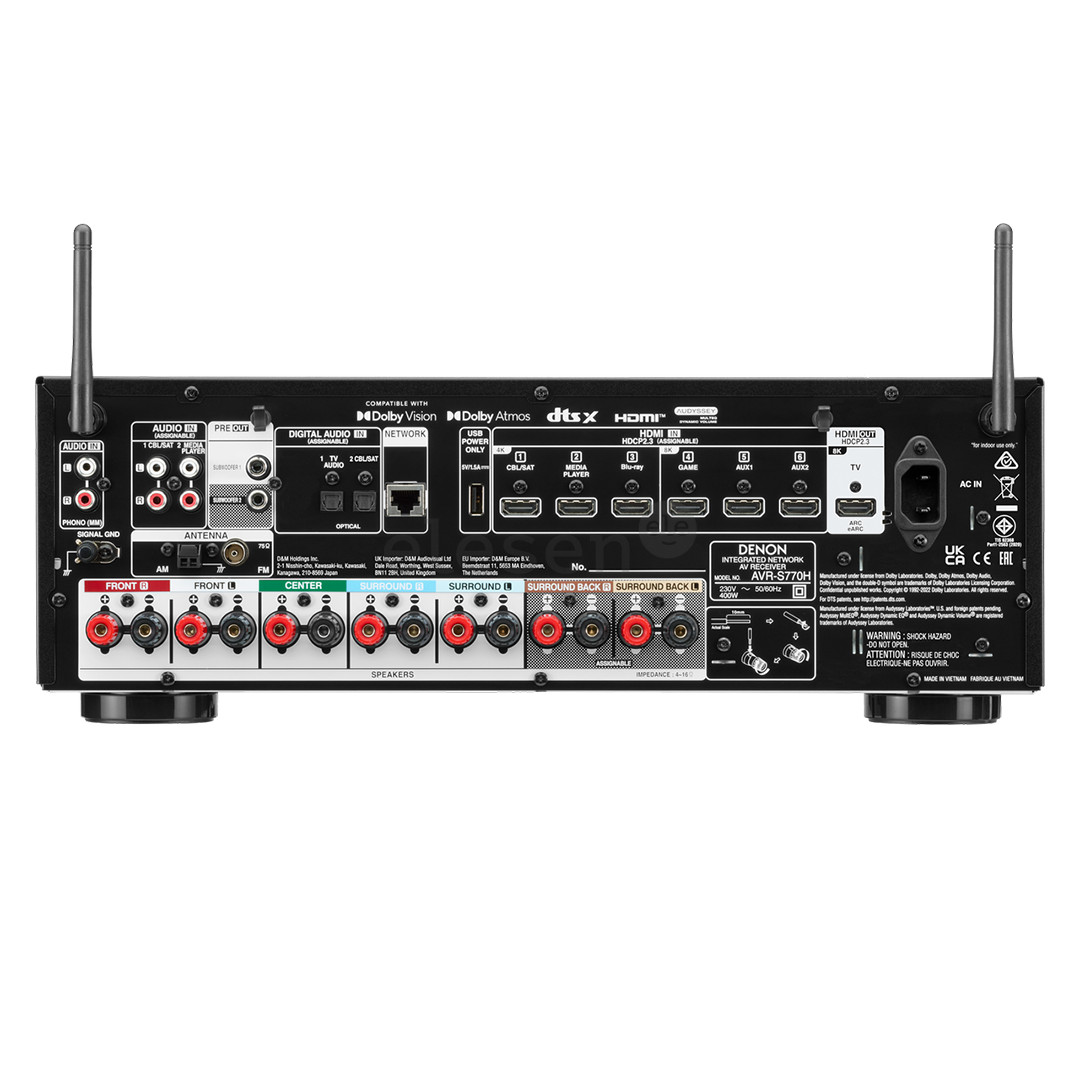 Denon AVR-S770H, 7.2, черный - Ресивер