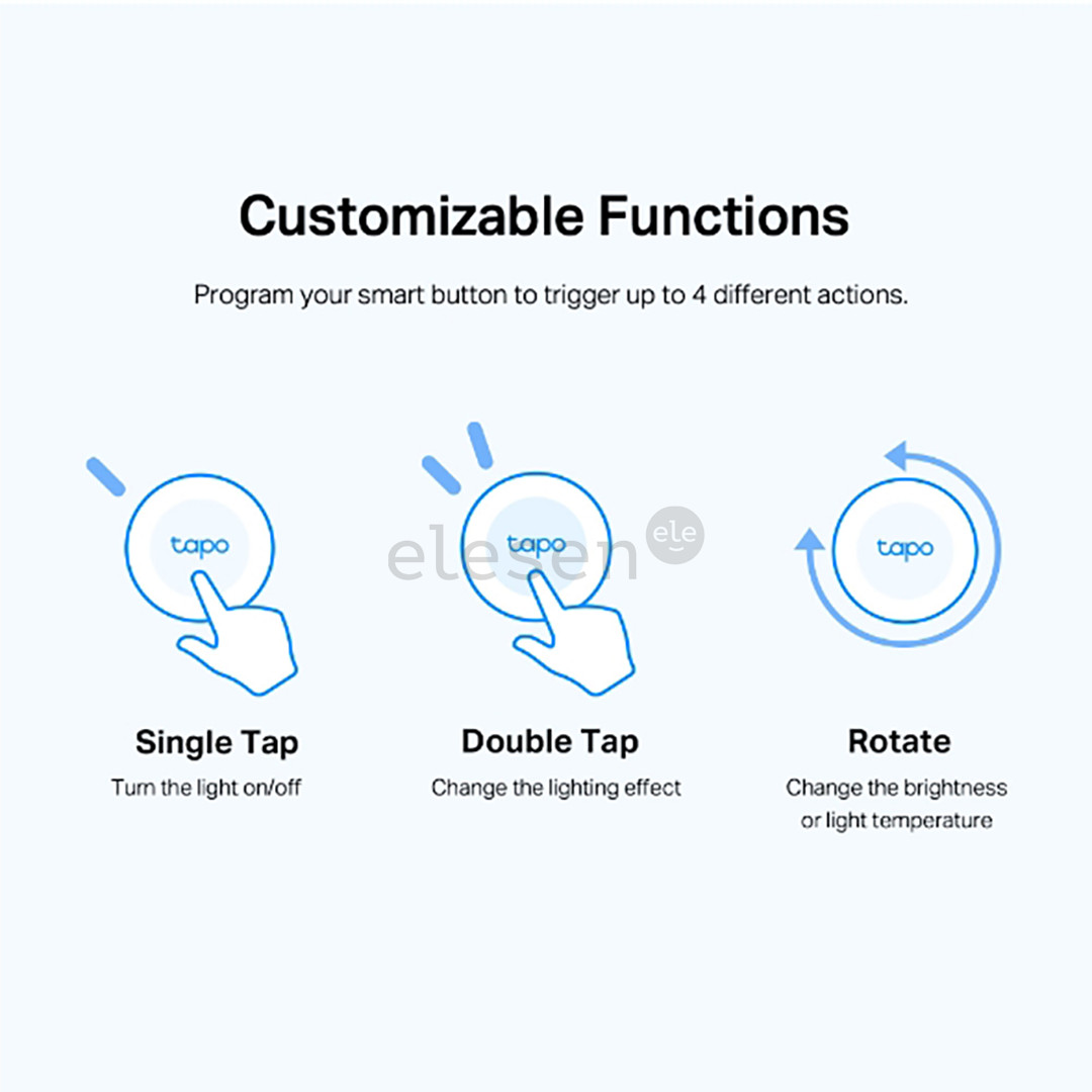 Išmanusis mygtukas TP-Link Tapo Smart Button S200B, white Prekė - TAPOS200B