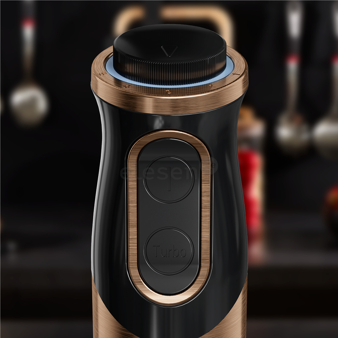 Tefal Quickchef 3-in-1 Coppertinto, черный/медный - Погружной блендер