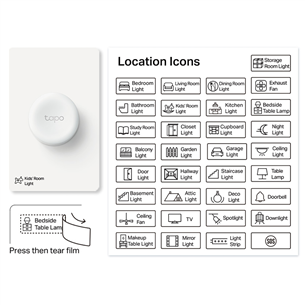 Išmanusis jungiklis TP-Link Tapo Smart Dimmer Switch S200D, white Prekė - TAPOS200D