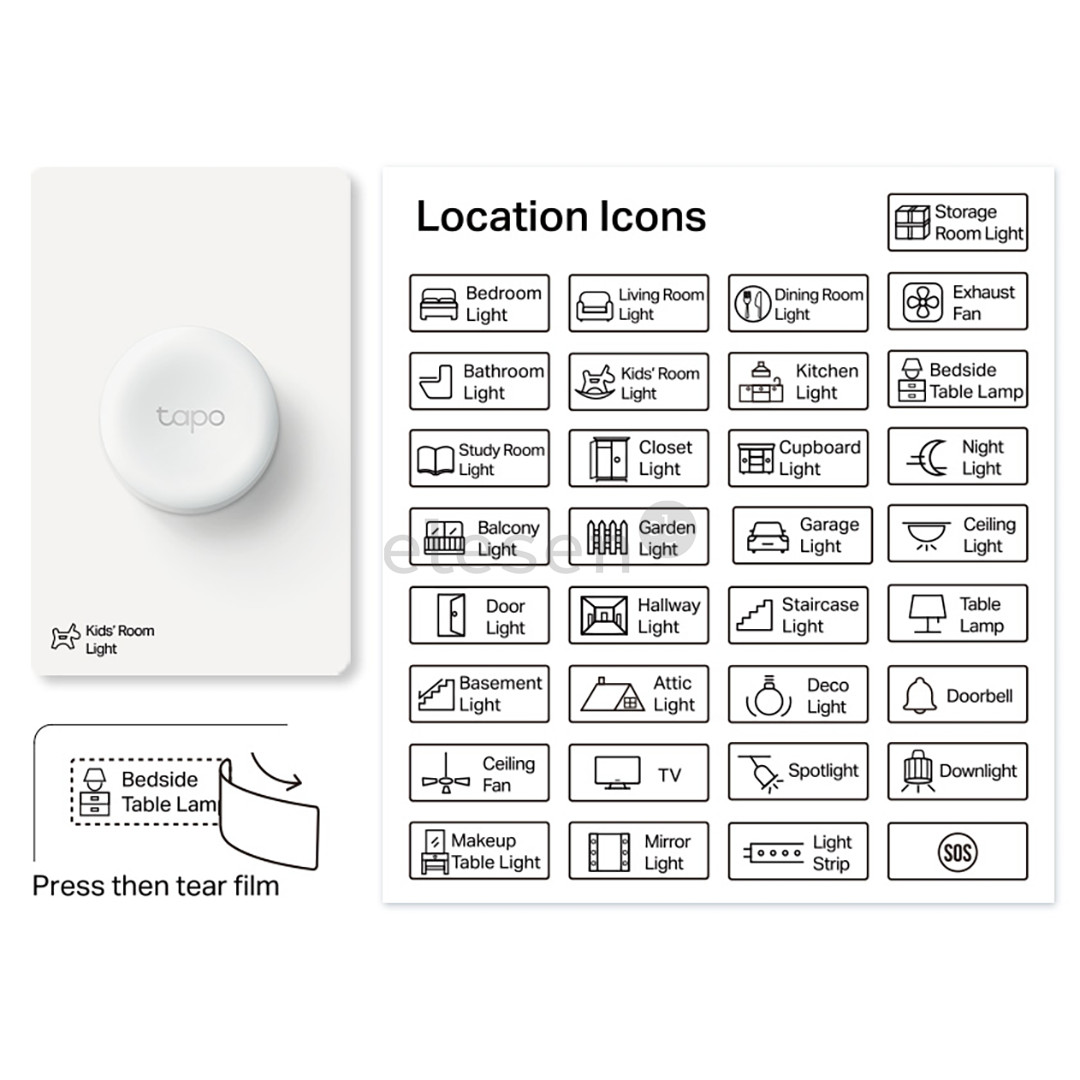 TP-Link Tapo Smart Dimmer Switch S200D, белый - Умный переключатель Товар - TAPOS200D